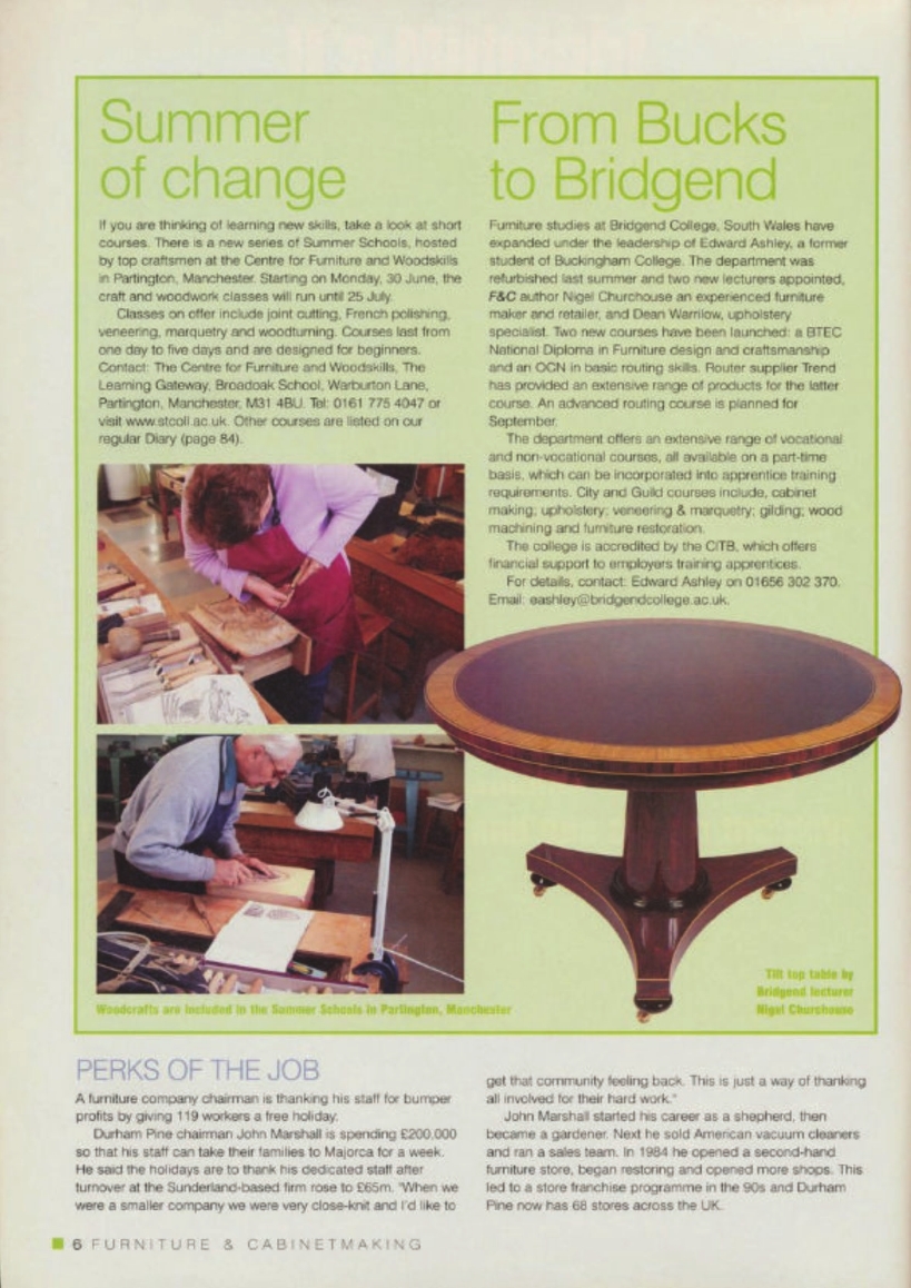 Furniture & Cabinetmaking 078 2003-07